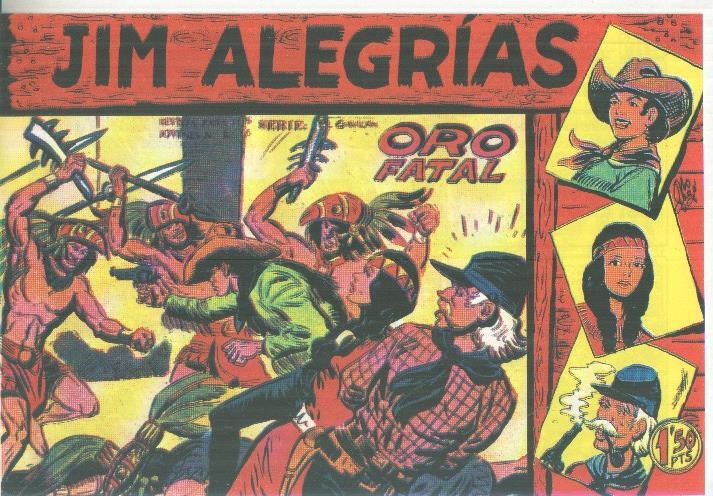 Facsimil: Jim Alegrias numero 22: Oro fatal