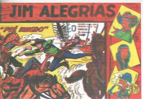 Facsimil: Jim Alegrias numero 36: Pie Negro