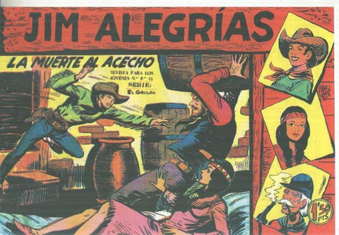 Facsimil: Jim Alegrias numero 23: La muerte al acecho