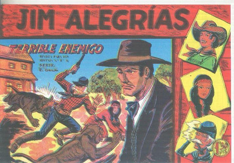 Facsimil: Jim Alegrias numero 40: Terrible enemigo