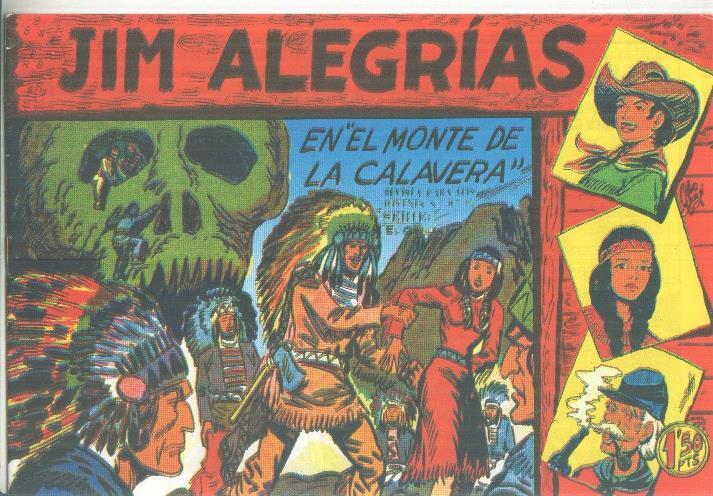 Facsimil: Jim Alegrias numero 47: En el monte de la calavera