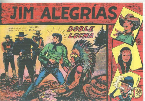 Facsimil: Jim Alegrias numero 64: Doble lucha