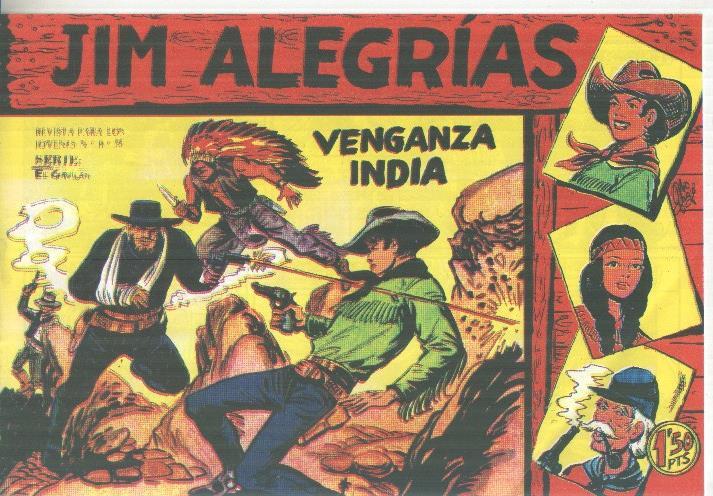 Facsimil: Jim Alegrias numero 65: Venganza india