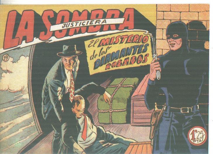 Facsimil: La sombra justiciera numero 19: El misterio de los diamantes robados