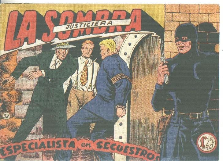 Facsimil: La sombra justiciera numero 32: Especialista en secuestros