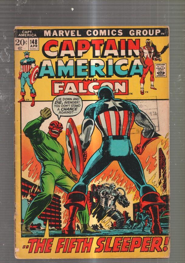 Marvel Comics: Captain America and The Falcon numero 148 (cubierta suelta)