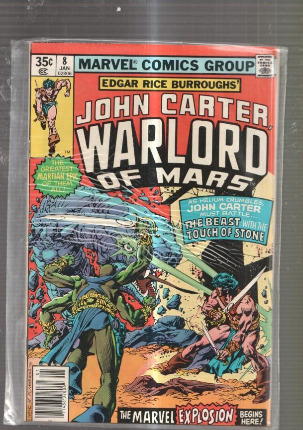 Marvel Comics: John Carter Warlord of Mars numero 08: Flesh may wither