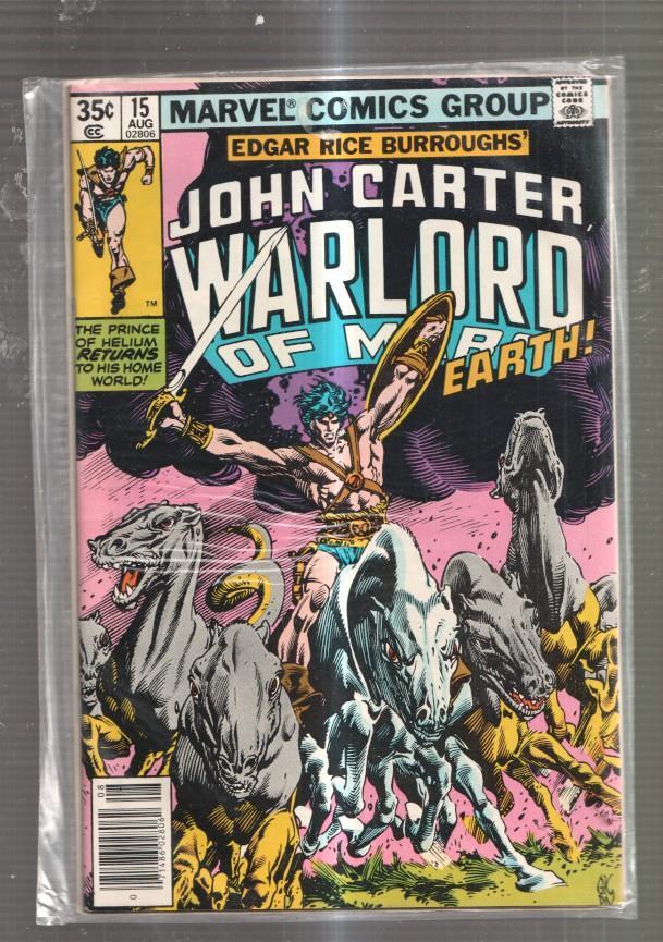 Marvel Comics: John Carter Warlord of Mars numero 15: The History Holocaust