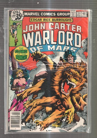 Marvel Comics: John Carter Warlord of Mars numero 21: The Lady and the Lion