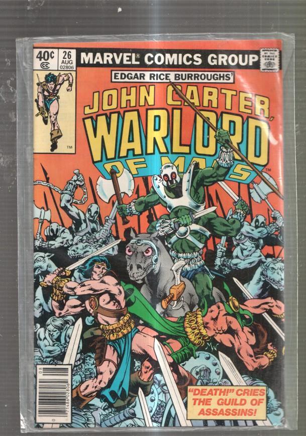 Marvel Comics: John Carter Warlord of Mars numero 26: Night of the long knives