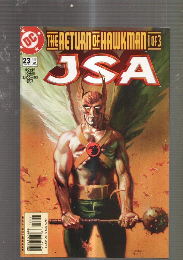 DC Comics: JSA numero 23: The return of Hawkman