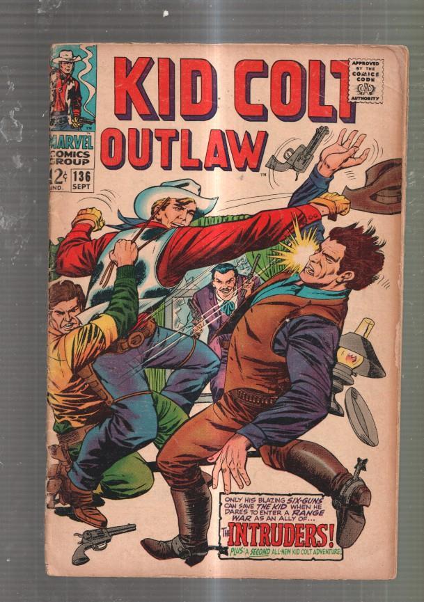 Marvel Comics Group numero 136: Kid Colt Outlaw (cubierta aviejada y suelta)