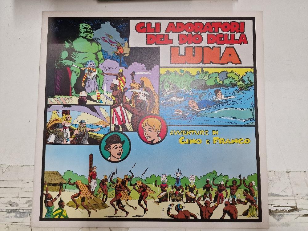 Tim Tyler's Luck num 10 (october 1976): Aventure di Gino e Franco - Gli adoratori del dio della luna. Tiras diarias desde el 10/9/1933 al 26/11/1933