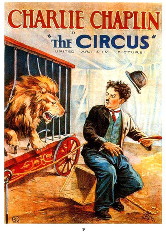 Poster DIN 4 numero 1425: El Circo: Charlie Chaplins modelo 09