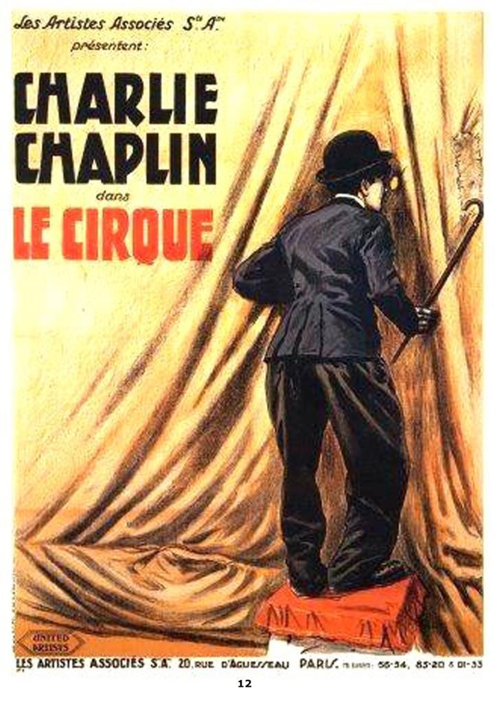 Poster DIN 4 numero 1417: El Circo: Charlie Chaplins modelo 12