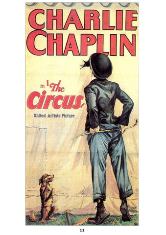 Poster DIN 4 numero 1434: El Circo: Charlie Chaplins modelo 11