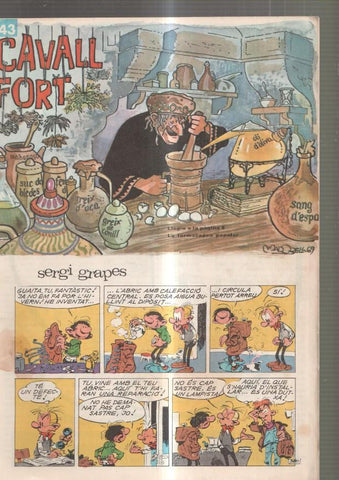 Cavall Fort numero 143, 1969: Sergi Grapes- Tot allo que vulguis saber sobre la