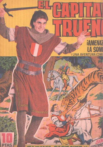 Album Gigante num 16:  El Capitan Trueno - ¡Amenaza en la sombra! (una aventura completa)