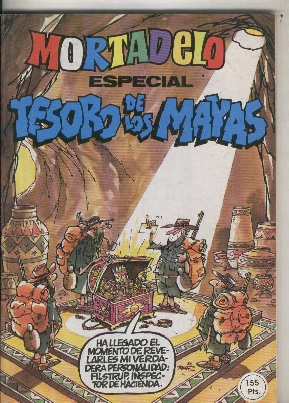 Mortadelo Especial numero 129: Tesoro de los Mayas (numerado 08 en trasera)