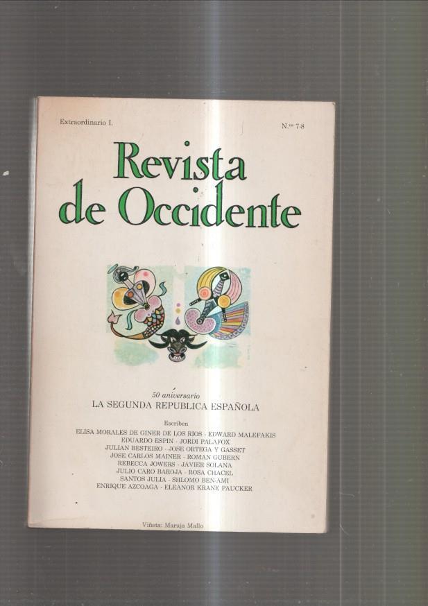  Revista de Occidente numeros 7-8, extraordinario I, 1963