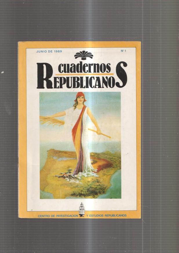Cuadernos Republicanos numero 01, junio 1989: periodistas en el destierro- Es-