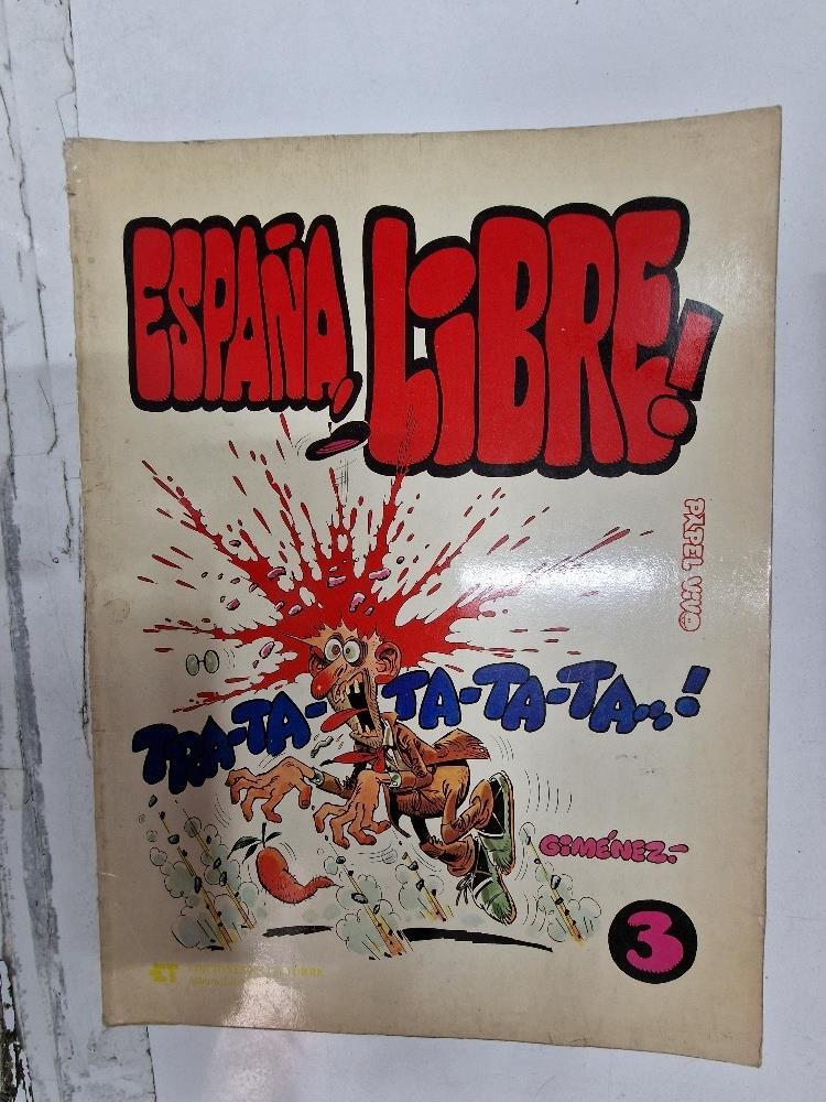 Papel Vivo num 3: España, libre por Carlos Giménez. Primera edición marzo 1978