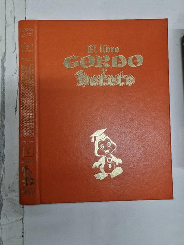 Tapa para encuadernal el tomo anaranjado de El Libro Gordo de Petete