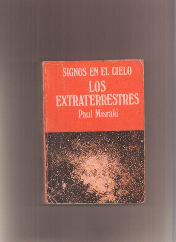 Signos en el cielo: Los extraterrestres (cubierta aviejada con cello lomo lado inferior)