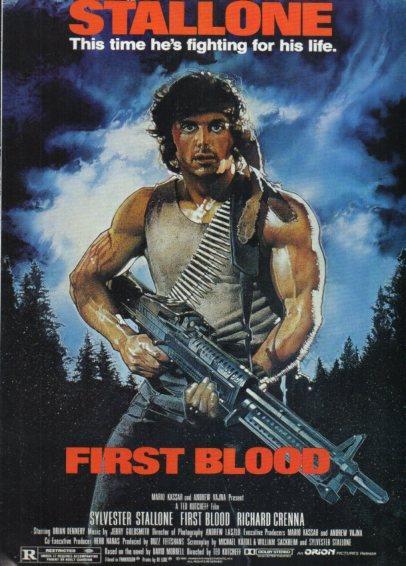LAMINA V48497: Acorralado o First Blood portada de la pelicula