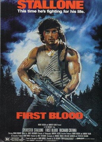 LAMINA V48497: Acorralado o First Blood portada de la pelicula