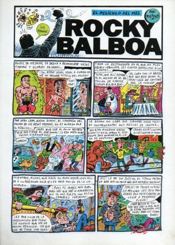 LAMINA V48487: Comic Rocky Balboa por Kalitos