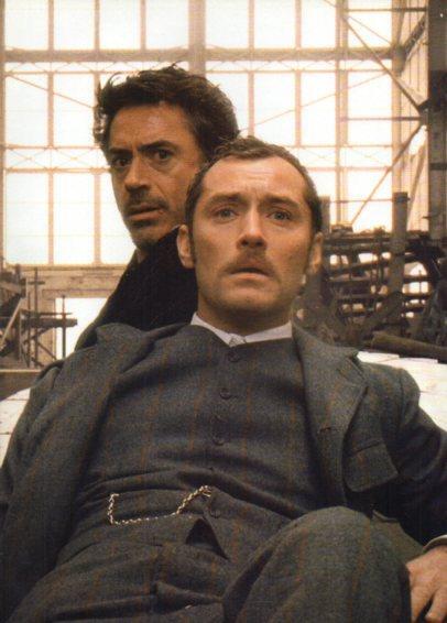 LAMINA V48550: Robert Downey Jr y Jude Law en Sherlock Holmes