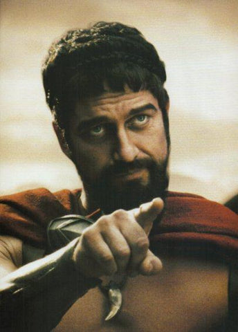 LAMINA V48554: Gerard Butler en pelicula 300