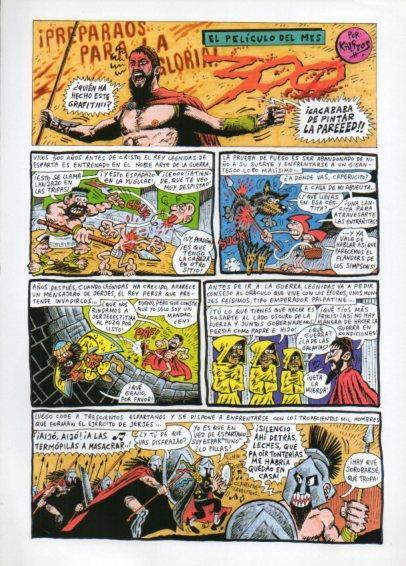 LAMINA V48532: Comic pelicula 300 por Kalitos