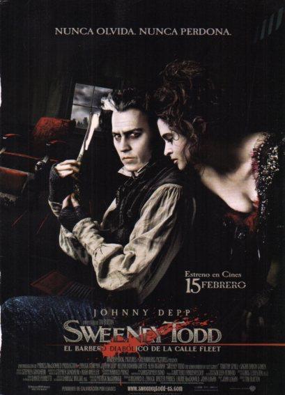 LAMINA V48416: Sweeney Todd portada de la pelicula