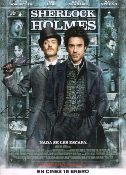 LAMINA V48419: Sherlock Holmes portada de la pelicula