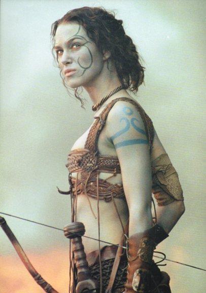 LAMINA V48427: Keira Knigtley en El Rey Arturo