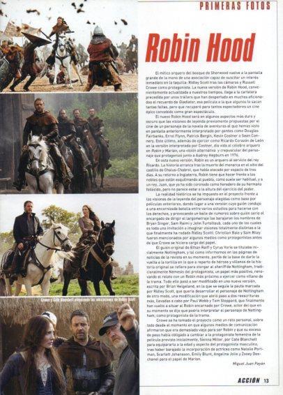 LAMINA V48449: Robin Hood por Ridley Scott imágenes de la pelicula