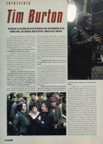 LAMINA V48443: Tim Burton