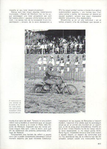LAMINA V48855: Moto en cursa de motocross