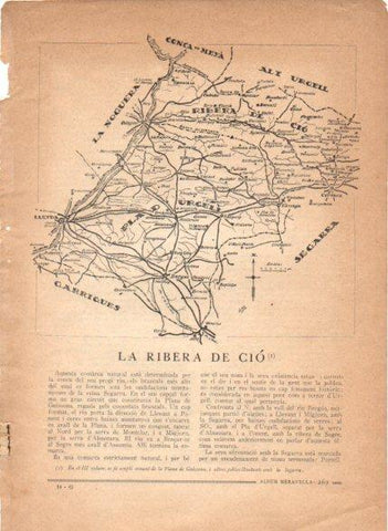LAMINA V48838: Mapa de La Ribera de Cio