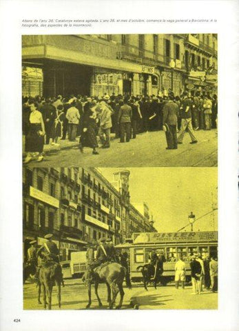 LAMINA V48846: Imatges vaga general a Barcelona octubre 1935