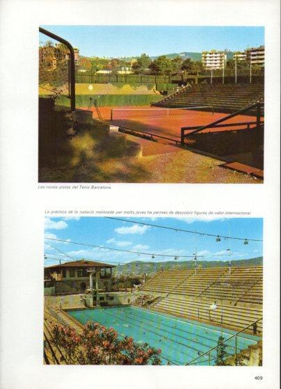LAMINA V48847: Pistes tenis Barcelona i piscina, Barcelona