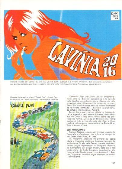 LAMINA V48899: Vinyeta del comic Lavinia 2016 per Enric Sio a revista Oriflama
