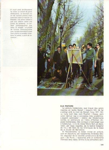 LAMINA V48902: Pintor a la Rambla de Barcelona