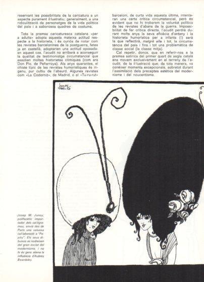 LAMINA V48878: Dibuix de Josep M. Junoy a revista Papitu