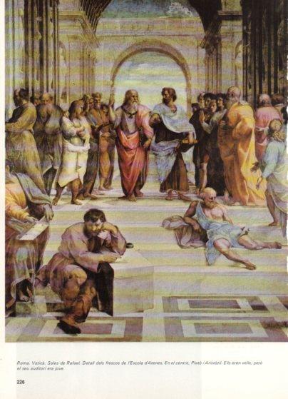LAMINA V48884: Plato i Aristotil, Sales de Rafael al Vatica