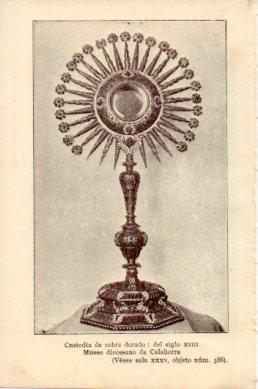 LAMINA V48764: Custodia siglo XVIII, Museo diocesano de Calahorra