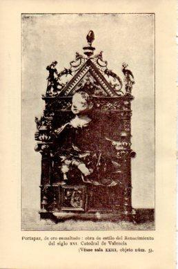 LAMINA V48779: Portapaz de estilo Renacimiento siglo XVI, Catedral de Valencia