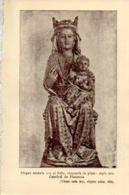 LAMINA V48748: Virgen sentada con el Niño siglo XIII, Catedral de Plasencia